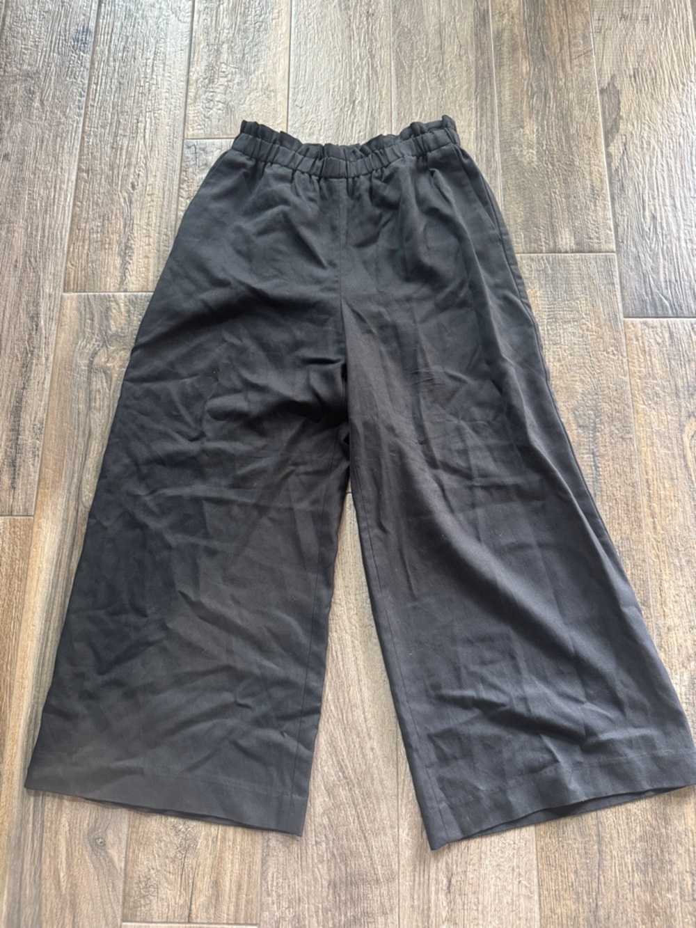 Express Black Pants with Elastic Waistband